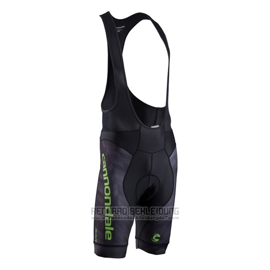 2016 Fahrradbekleidung Cannondale Grun und Shwarz Trikot Kurzarm und Tragerhose